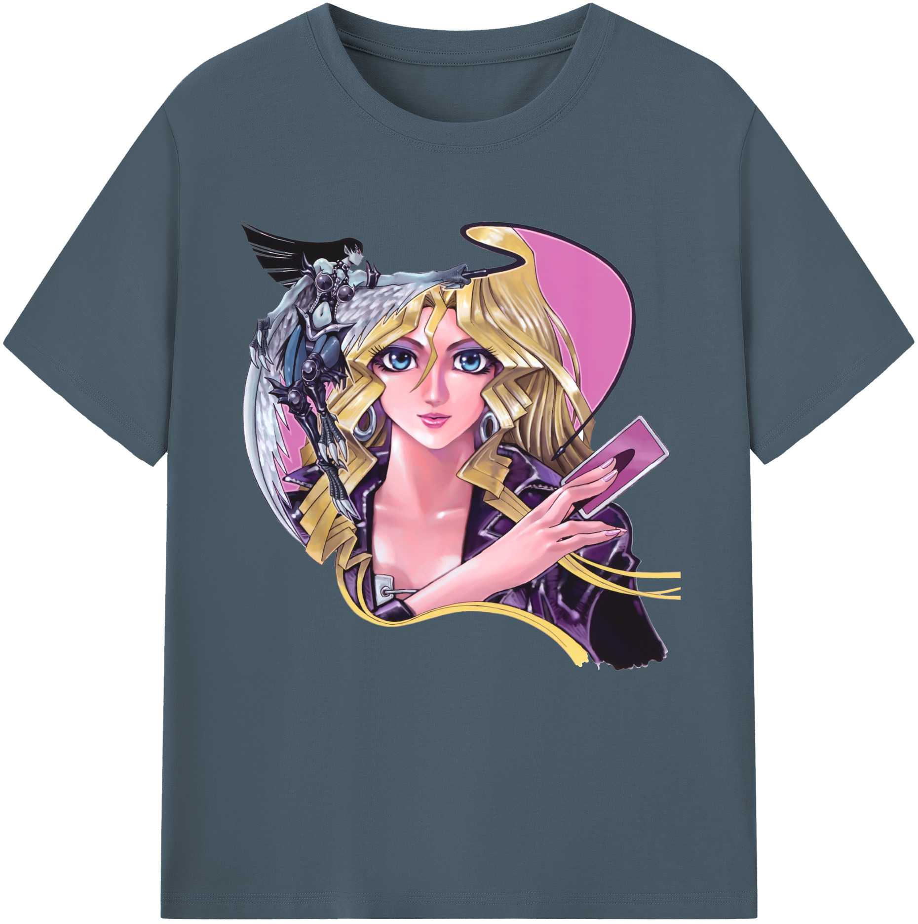（画像用） 遊☆戯☆王 Yu-Gi-Oh! 綿100％半袖Tシャツ（フロントプリント）